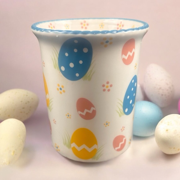 Temptations By Tara Ceramic Easter Vase Jar New- Read - Picture 1 of 6